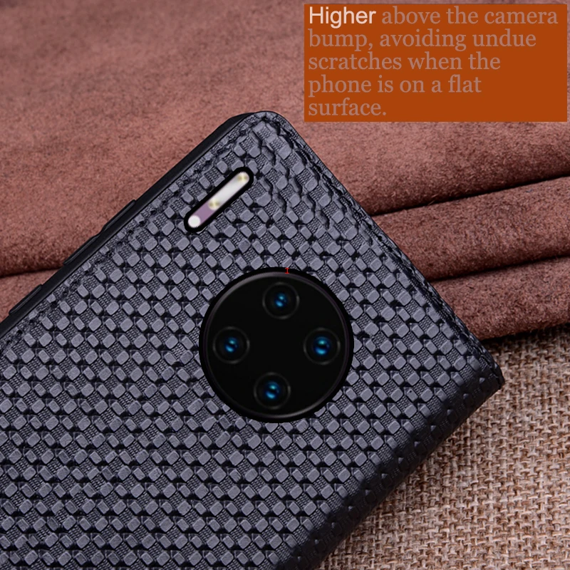 Чехол для huawei mate 30 Pro RS, мягкий силиконовый чехол с откидной крышкой из натуральной кожи для huawei mate 20 20X5G, чехол, Fundas Phone Capas