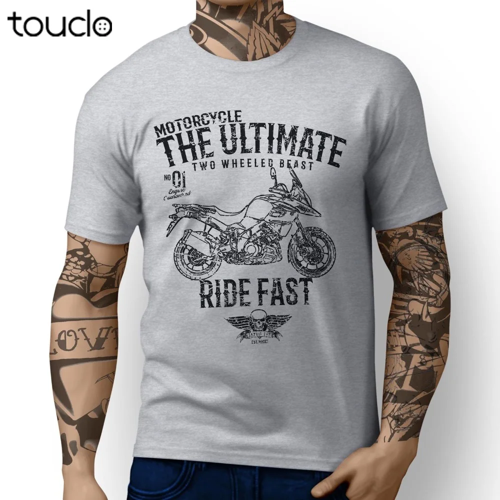 Мужская хлопковая футболка с коротким рукавом принтом | Футболки