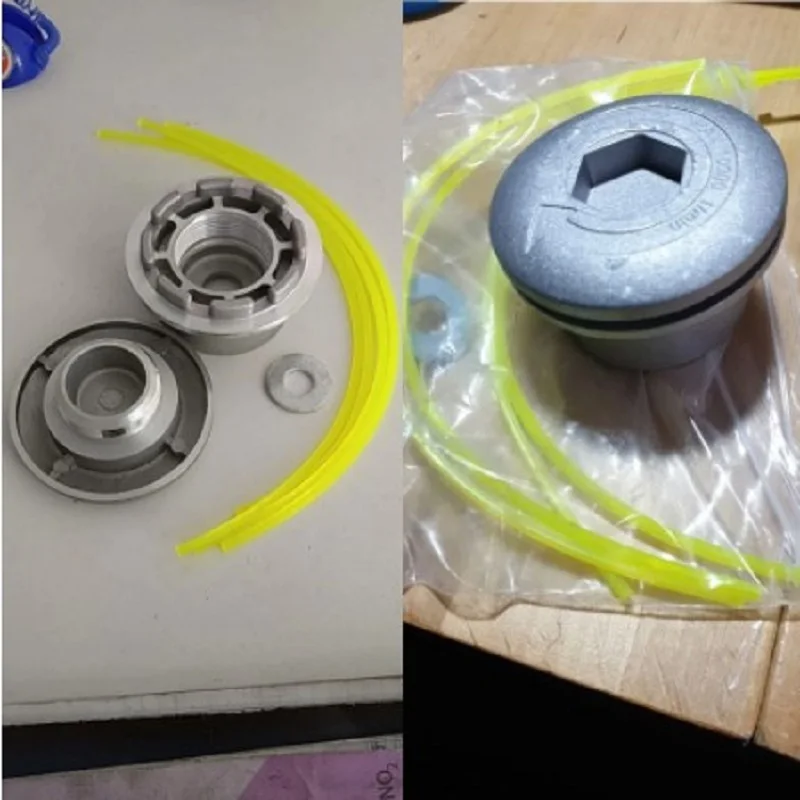 Алюминиевая Головка триммера для травы алюминиевая насадка стрижки с 4 линиями