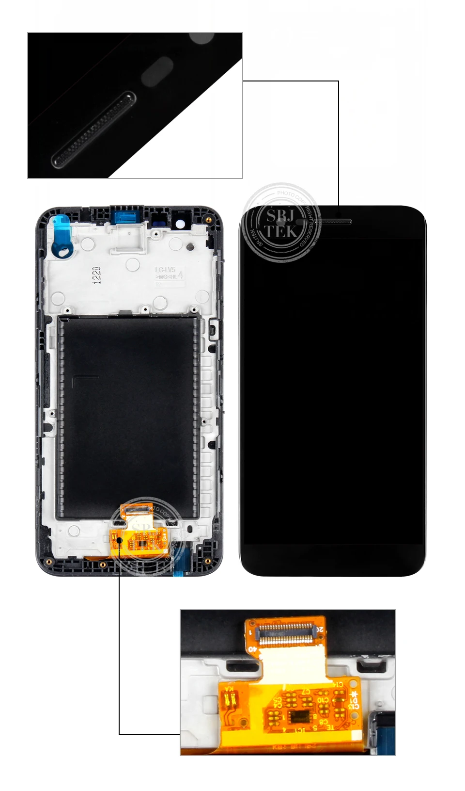 Протестированный 5,3 ''протестированный 1280x720 дисплей для LG K10 ЖК-дисплей с сенсорным экраном дигитайзер K10 дисплей M250 M250N M250E M250DS