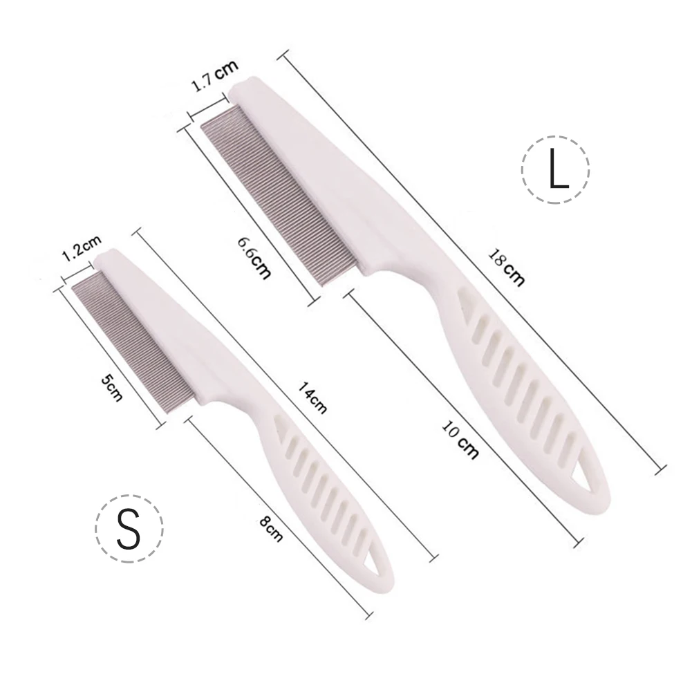 

Protect Flea Comb For Cats Dogs Pet Stainless Steel Comfort Flea Hair Grooming Tools Deworming Brush For Dog and Cat Cleaning