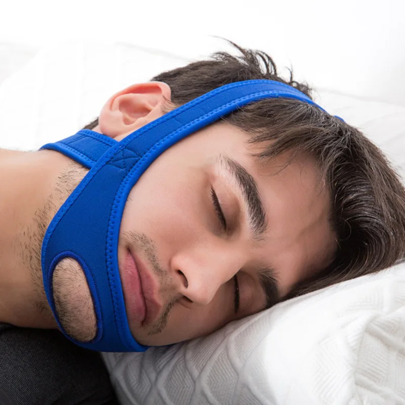 

Neoprene Anti Snore Stop Snoring Chin Strap Belt Anti Apnea Jaw Solution Sleep Support Apnea Belt Sleeping Care Tools