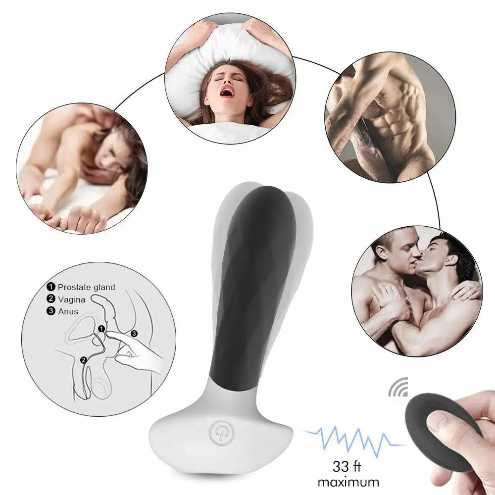 Массажер простаты 9 скоростей вибратор водонепроницаемый мягкий силиконовый