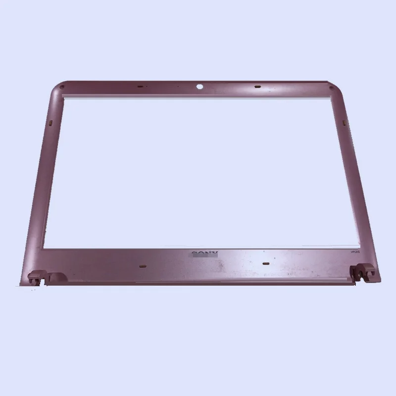 pink front bezel Новая Оригинальная задняя крышка для ноутбука с ЖК-дисплеем/передняя рамка/Упор для рук верхний чехол/нижний чехол для sony Vaio VPCEG серии - Цвет: pink front bezel