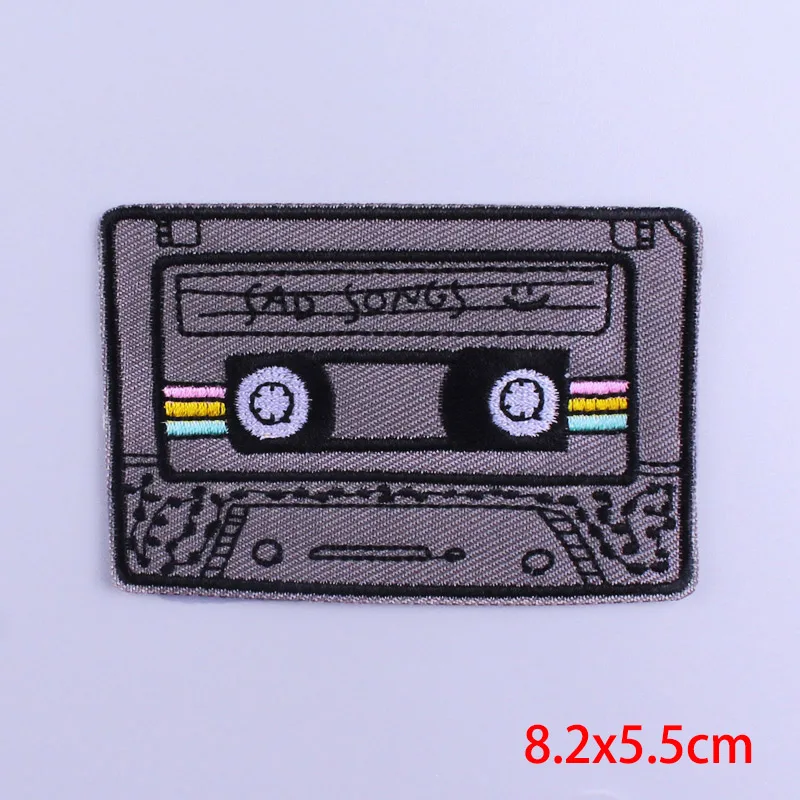 Cartoon Letter Embroidery Patches On Clothes Stickers DIY Hippie Badge Patch Iron for Clothing Thermoadhesive | Дом и сад