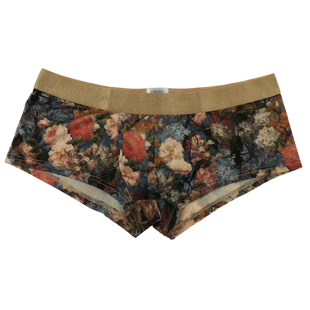 Fashion Silk Underwear Men Man Boxers Homme Comfortable Underpants Soft Breathable Male Panties male underwear cueca masculina