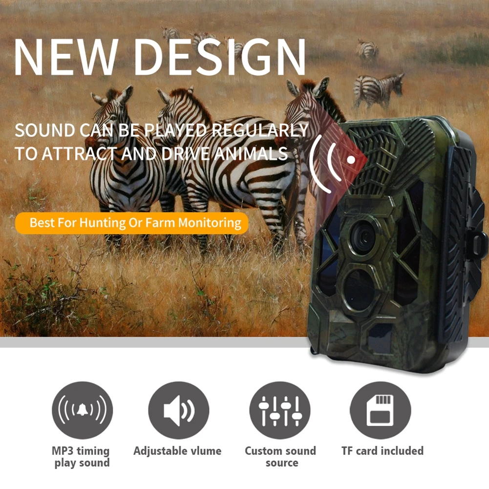 

HB561 Trail Camera Infrared Night Vision HD 1080P Camcorder Mini Portable Waterproof Camera For Outdoor Wildlife Hunting Cameras