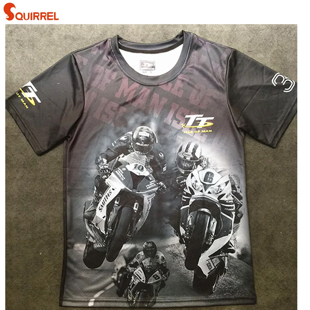 2019 MOTO GP TT Racing T-Shirts Isle Of Man Motorcycle Road Races Short Sleeve Tees Shirt Men's Summer Mountain Course T | Автомобили
