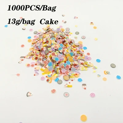13g 1000pcs cake2 100 мл Радужный слизик пушистый Пластилин для моделирования детей полимерные развивающие игрушки безопасный хлопок слизик антистресс Пластилин подарки - Цвет: 13g 1000pcs cake2