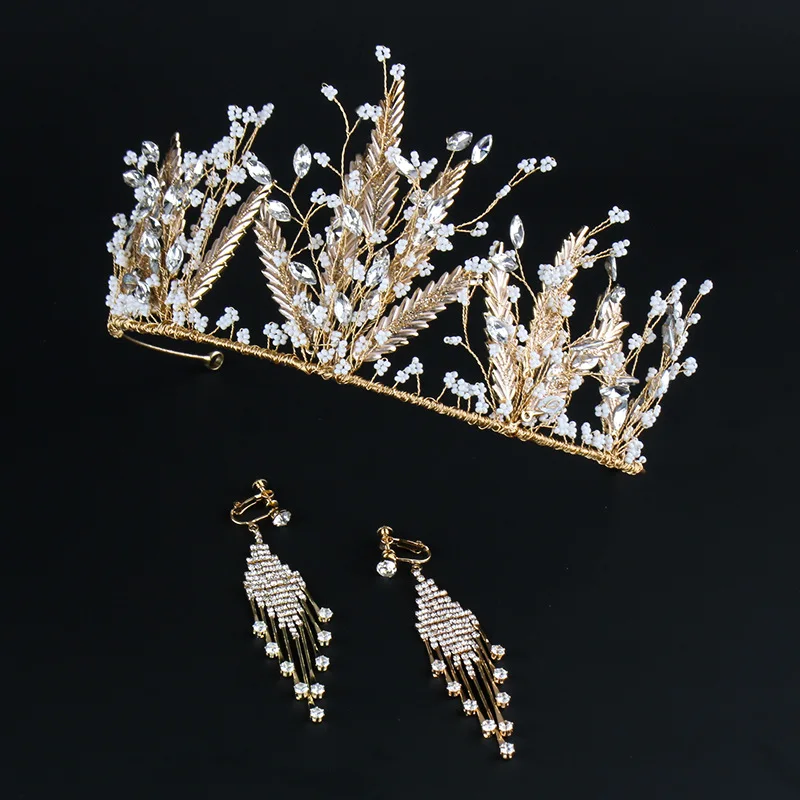 Himstory Handmade Crystal Rhinestones Tiaras Crowns Wedding Headband Headpiece Bridal Hair Piece Prom Pageant Accessories | Украшения и