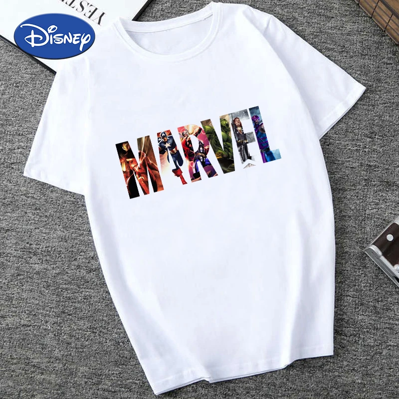

Marvel Womens Clothing 2021 Tshirts Summer Top Vintage Harajuku Ropa Tumblr Mujer 90S Aesthetic France Outside Shirt Sweatshirts