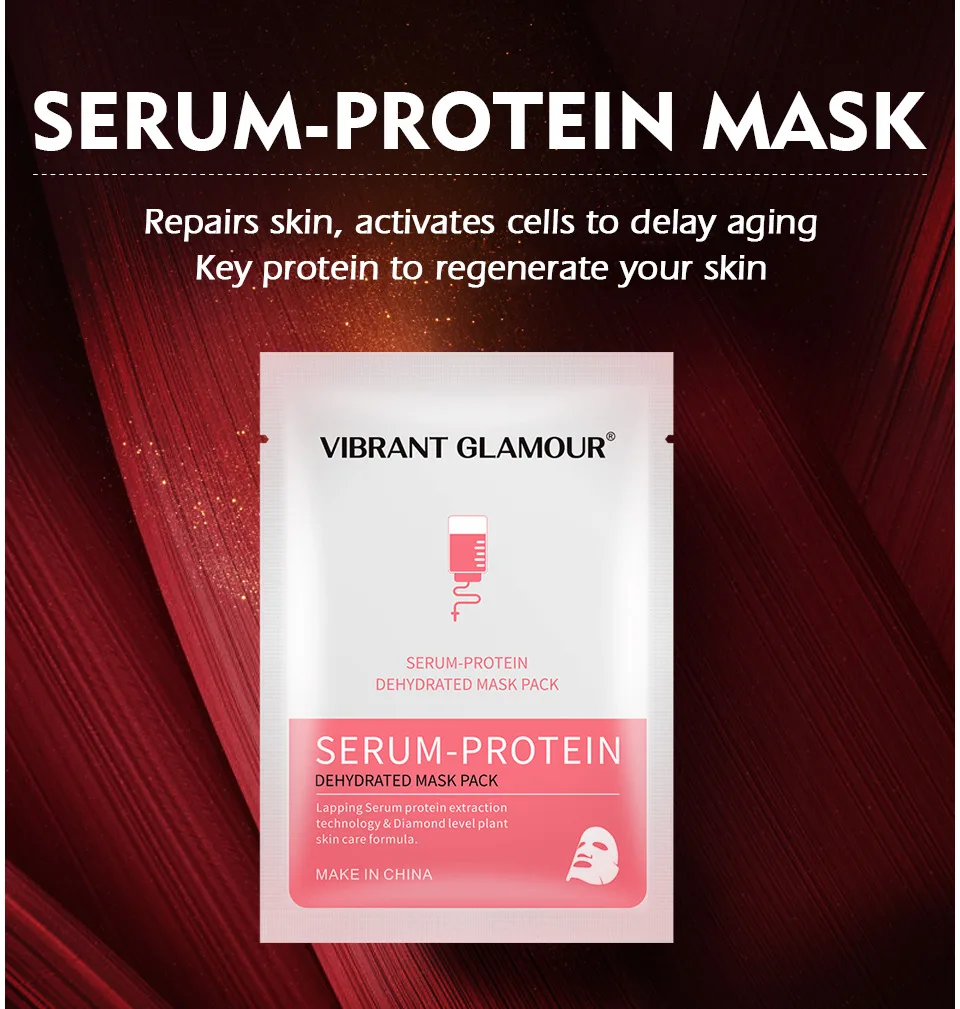 1 шт. сыворотка для лица с альбумином и лиофинизированной пудрой увлажняющая