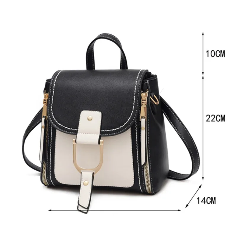 

Gagacia Multifunction Women Backpack Women's Fashion Shoulder Bags Student Small Flap PU Leather Crossbody Bags Handbag Tote Bag