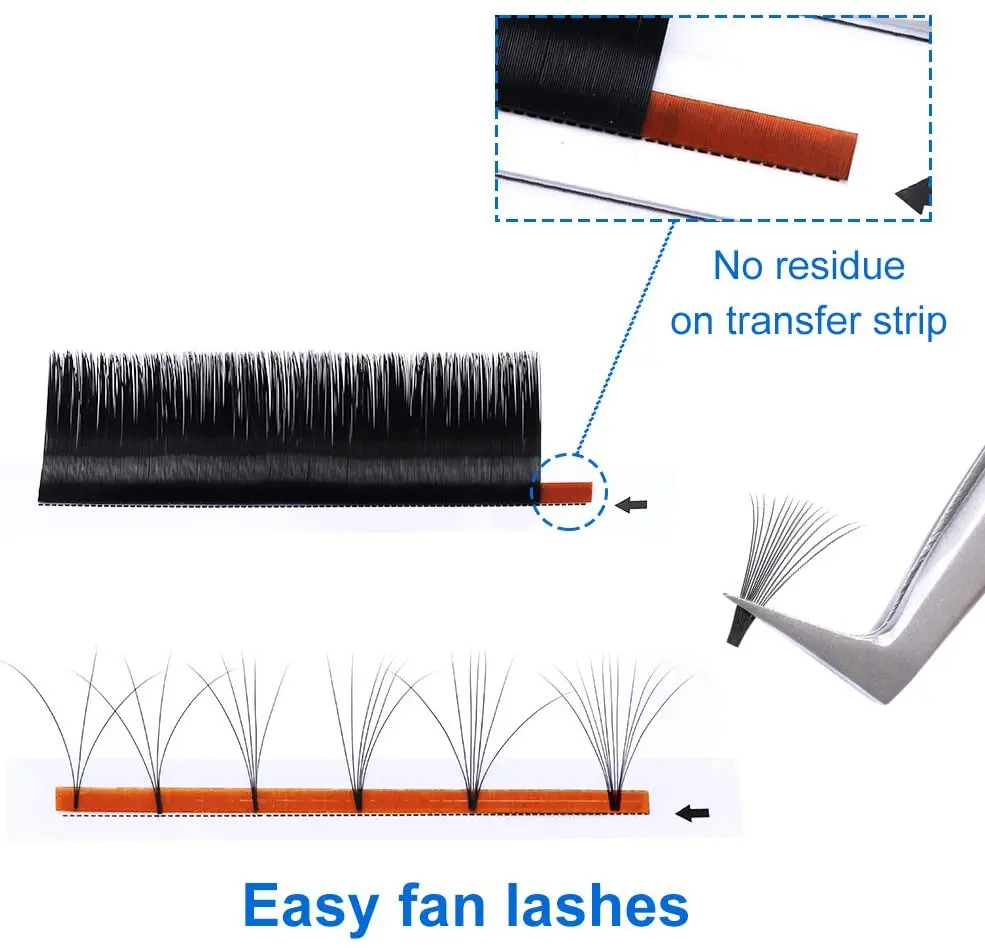 Накладные ресницы Easy Fan накладные из искусственной норки | Красота и здоровье