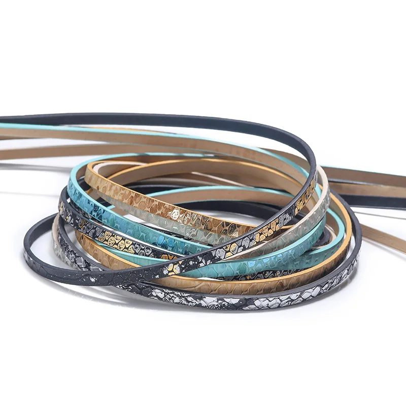 ZG 5 мм шнурок из искусственной кожи для изготовления ювелирных изделий материалы