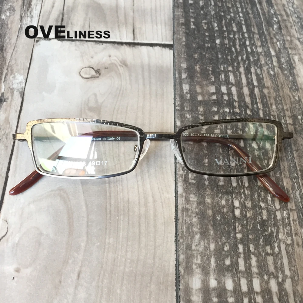 Оптические очки оправа с полной оправой коричневый цвет по рецепту для глаз