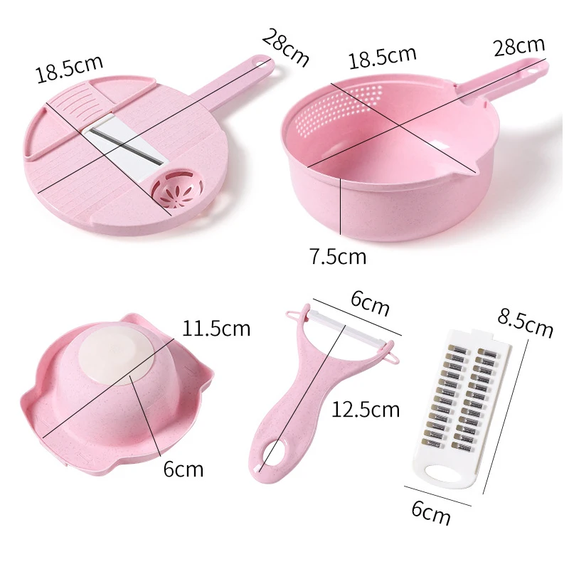 Ломтерезка для овощей слайсер картофеля моркови лука терка резак 12 в 1 кухонные