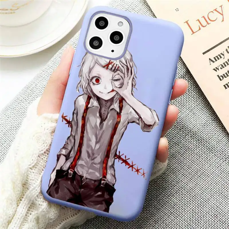 

Tokyo Ghoul Japan Suave luxury Phone Case coque capa Candy Color for iPhone 11 12 mini pro XS MAX 8 7 6 6S Plus X SE 2020 XR