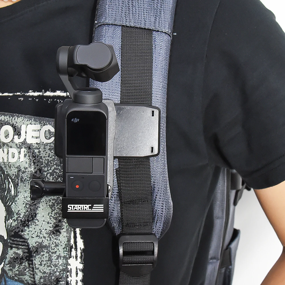 

Вращающийся на 360 градусов зажим для рюкзака для DJI Osmo Pocket 2 экшн-камеры расширение Монтажный кронштейн аксессуары