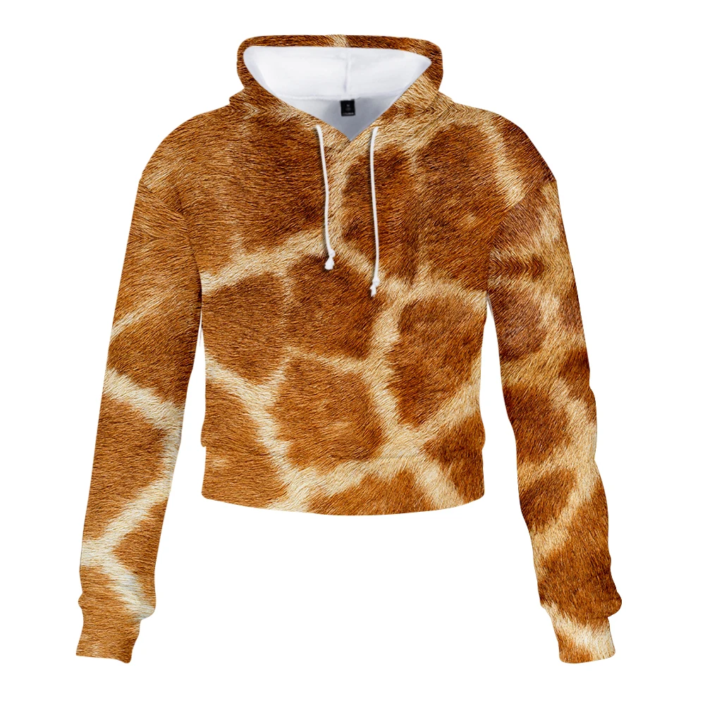 Животная текстура Southside женские сексуальные милые кроп топ толстовки змеиный