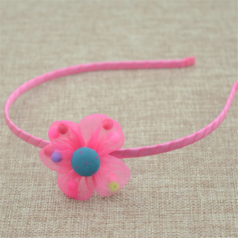 Обруч для волос в Корейском стиле девочек модный ободок с пятью лепестками и
