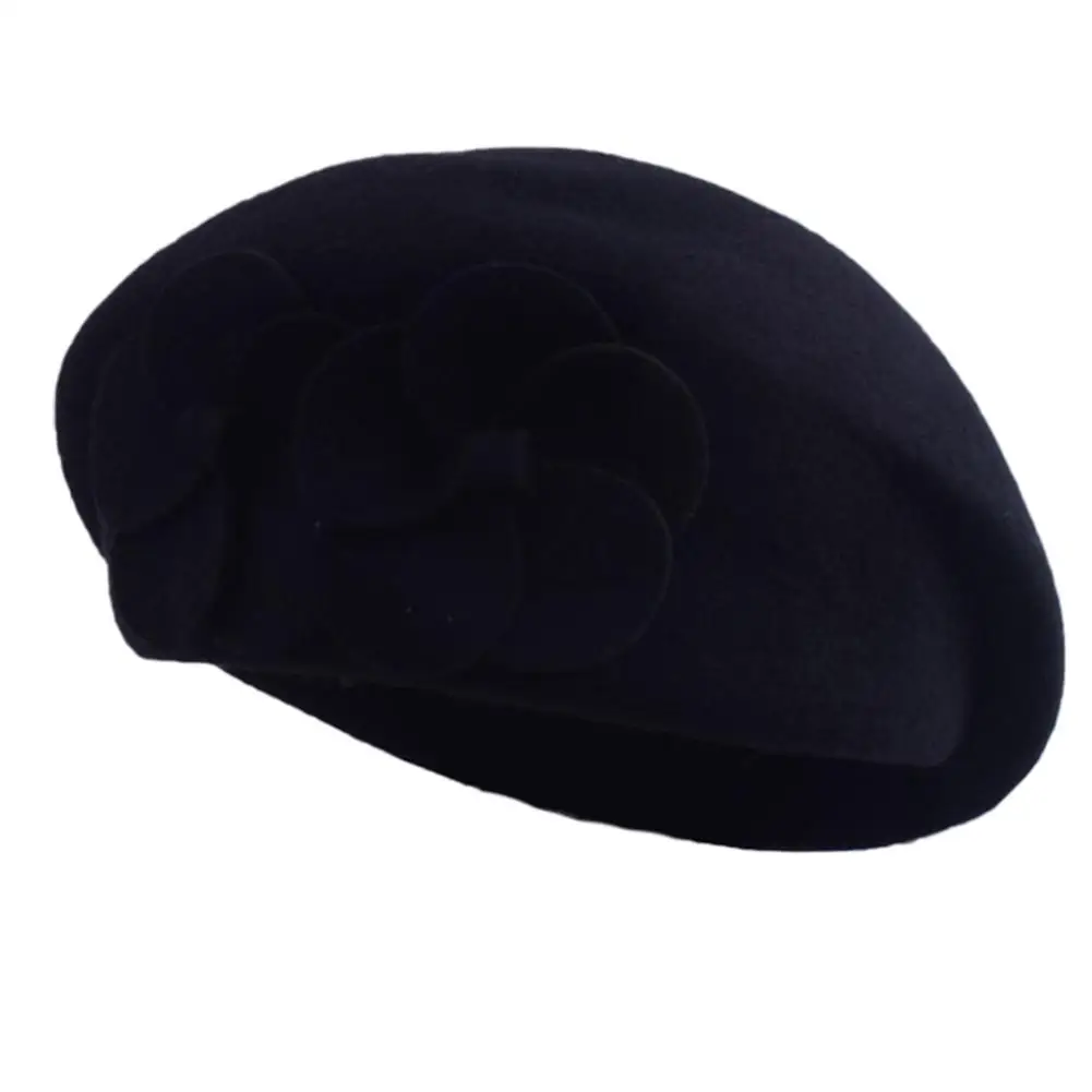 Женский берет Европа и Великобритания Британский Ретро Имитация шерстяная