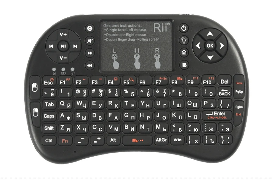 Touyinger Новое поступление Мини i8 Клавиатура Air mouse Мультимедийный пульт дистанционного управления Сенсорная панель Ручной для Проекторы Android и Smart tv