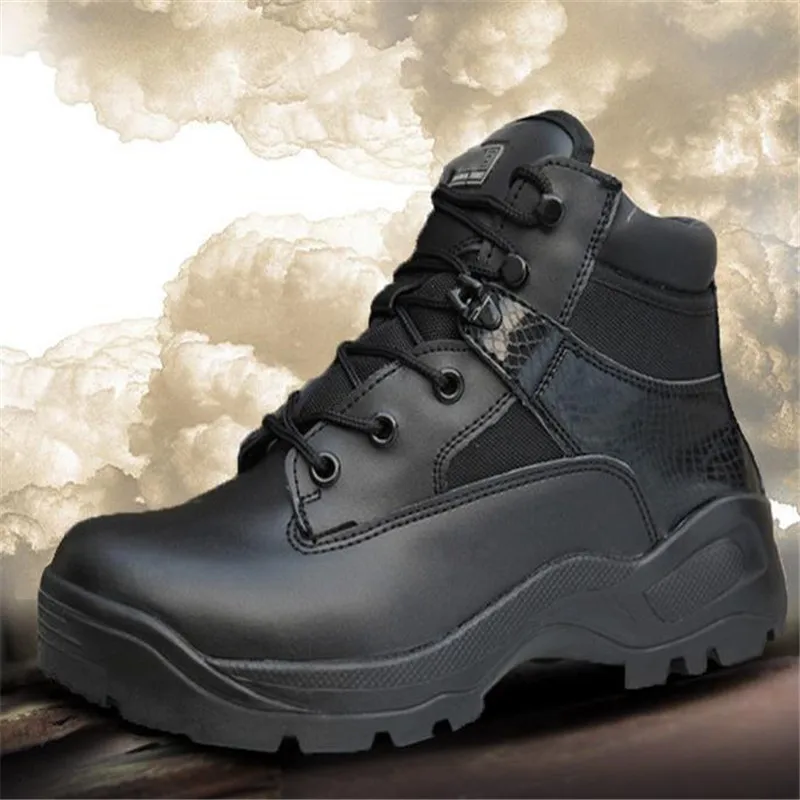 Лидер продаж Летние тактические ботинки в стиле милитари походные Черные