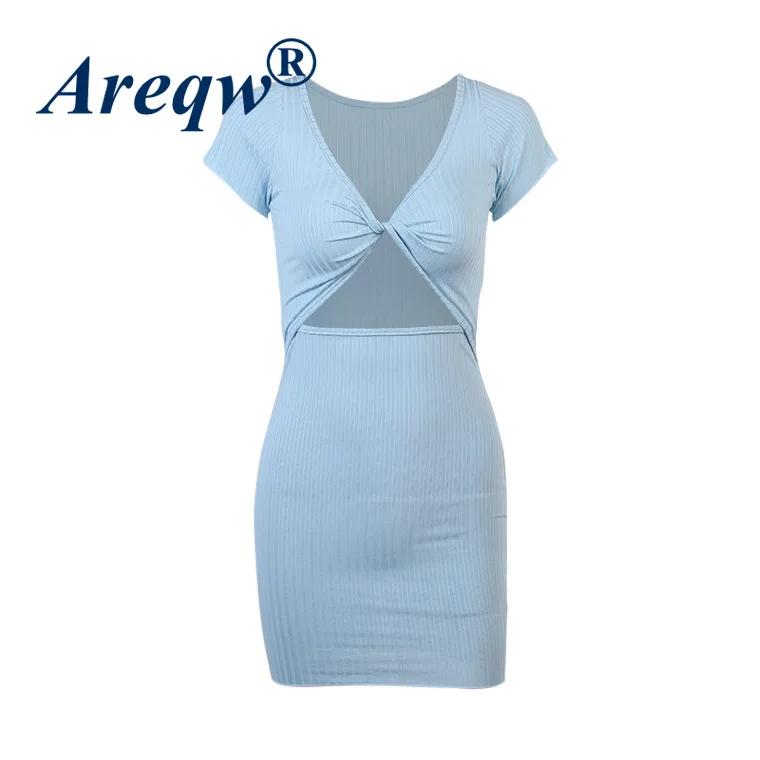 

Both Positive and Negative Kink Short-sleeved Dress Women's Fresh and Sweet Fashion Short Skirt