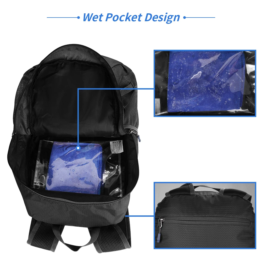 Водонепроницаемый походный рюкзак WATERFLY 20L 40L для мужчин и женщин путешествий
