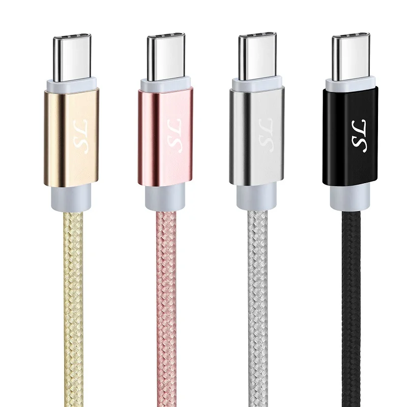 Shuliancable USB Type C Cable braided Data Fast Charger Cable For Samsung Xiaomi Redmi Note 7 Mi 9t USB-C Cabo Wire 1m 1.5m 2m