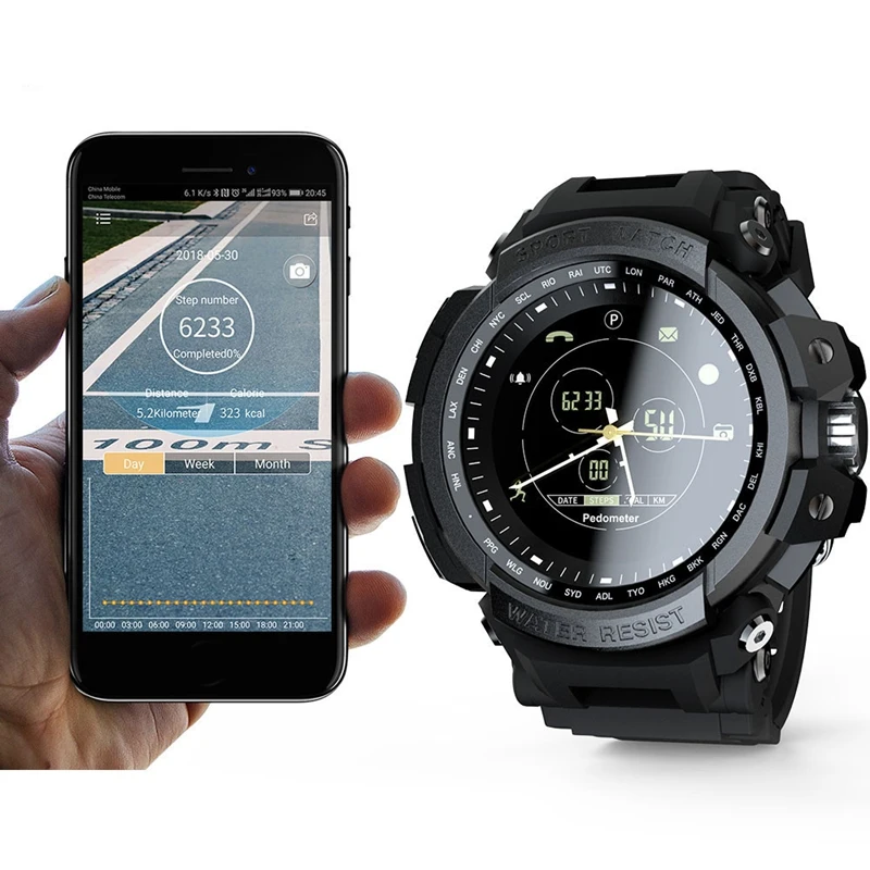 

Sport Smart Watch 2020 50M Waterproof Bluetooth Outdoor Call Reminder Men Smartwatch for Ios and Android Phone