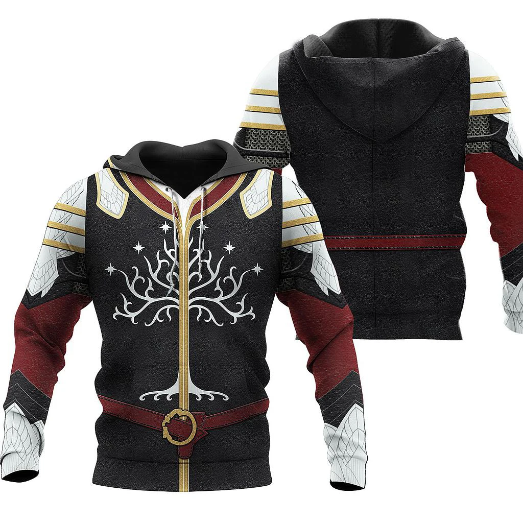 

Tree of Gondor Armor Tattoo 3D Full Printed Jacket Men/Women Hip Hop Boy Hoody Casual Streetwear Sweatshirts Punk Men's Clothing