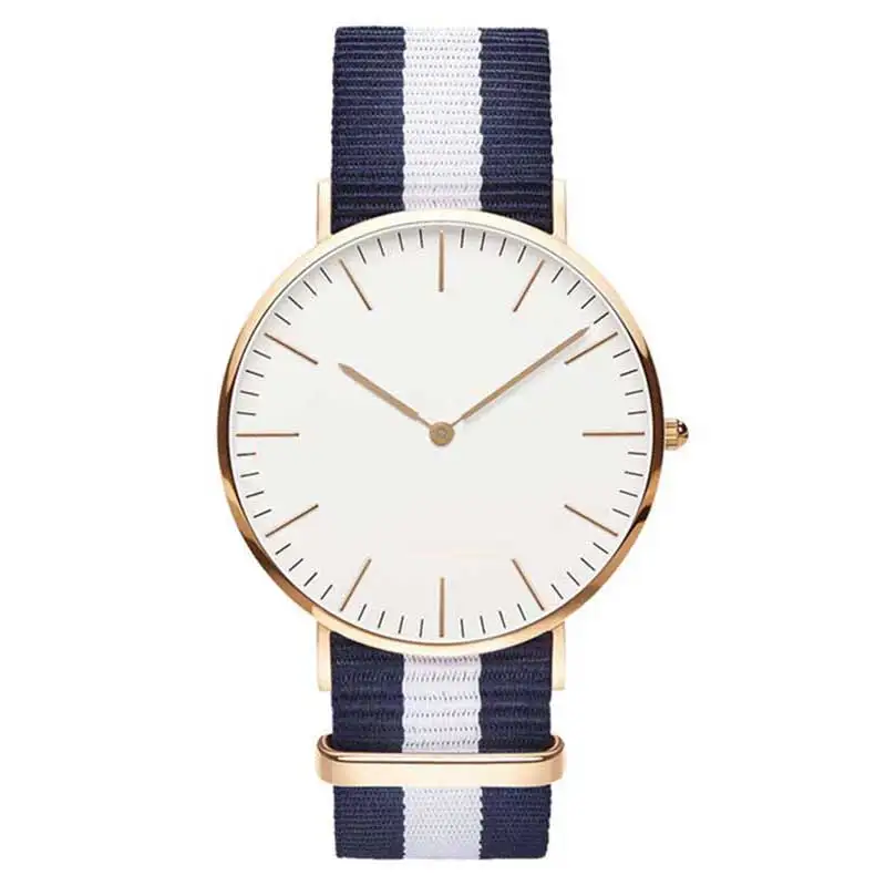 Часы наручные мужские/женские кварцевые с нейлоновой пряжкой модные роскошные