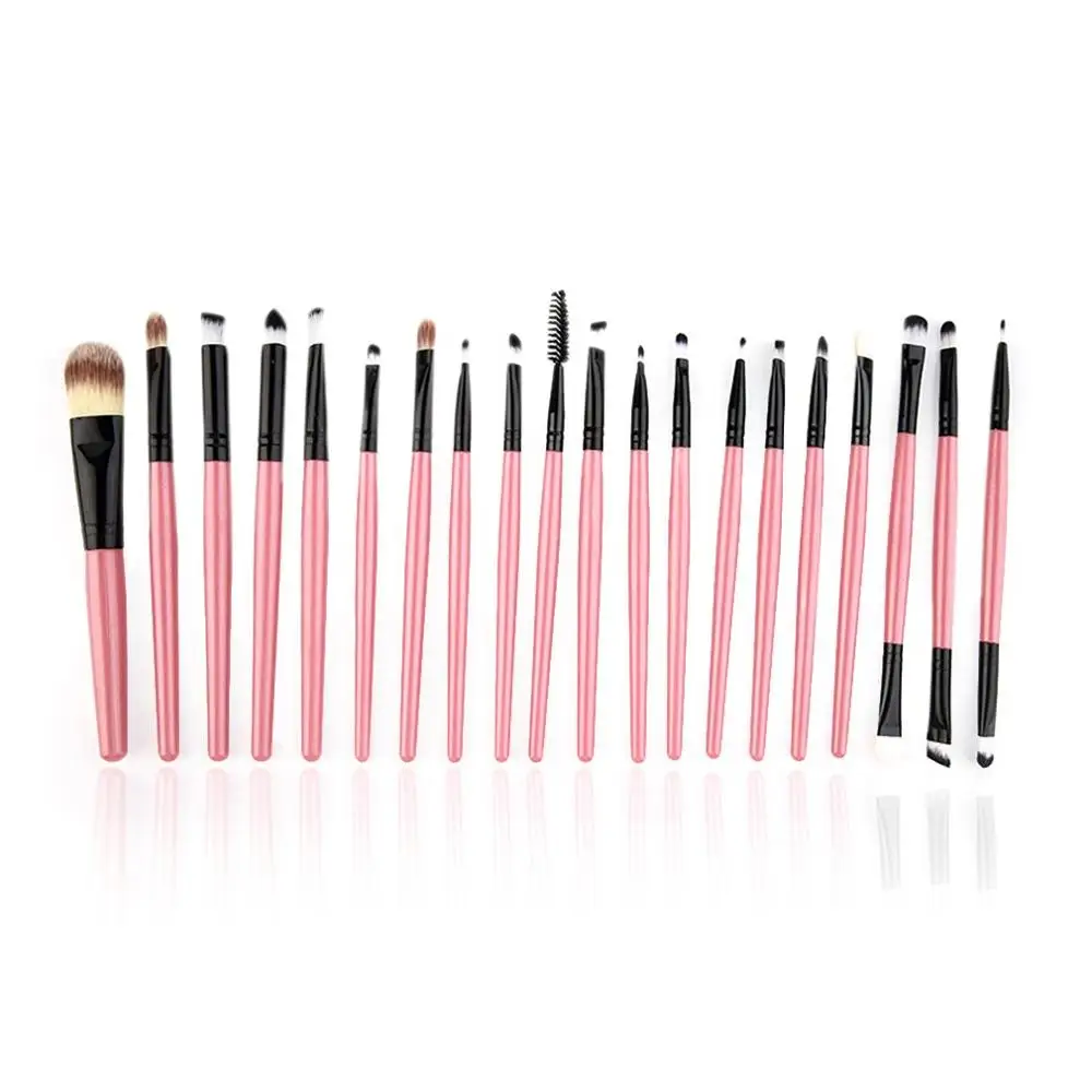 20 шт./компл. набор кистей для макияжа профессиональная косметическая пудра тени
