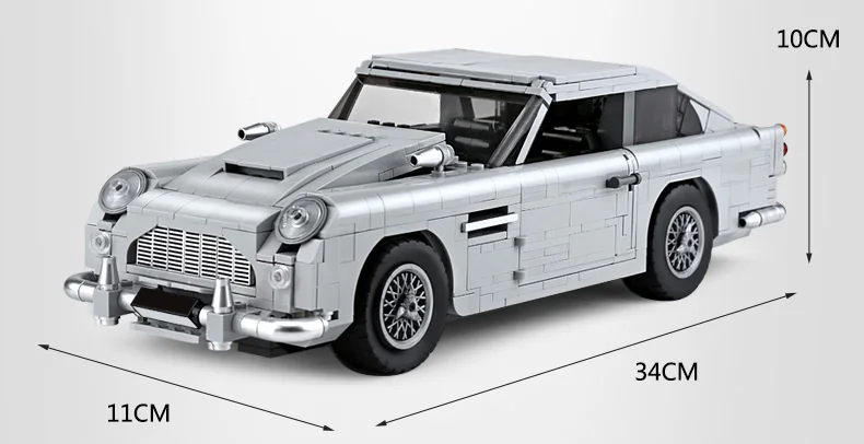 21046 лего technic Creator Expert Classic Джеймс Бондс 007 DB5 строительные блоки наборы кирпичи модель детских игрушек подарки совместимые 10262