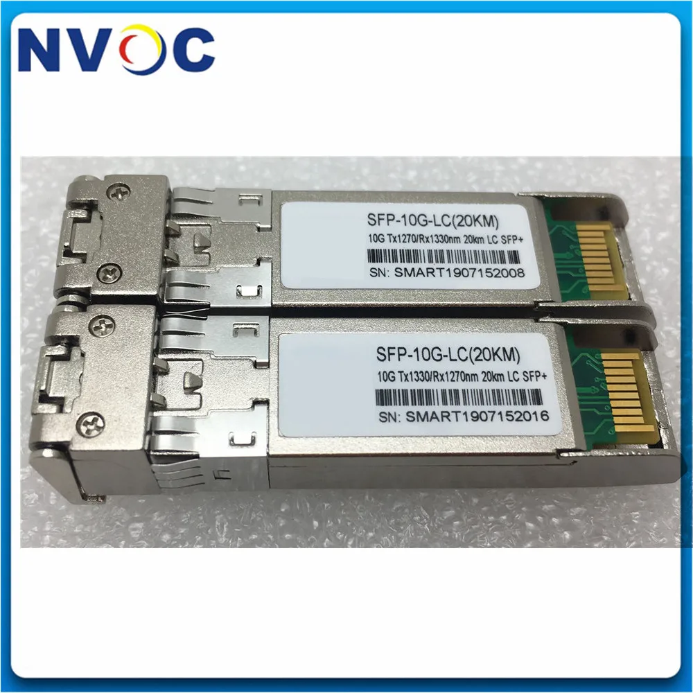 5 пар 10G BIDI 20KM 1270/Нм одноволоконный LC SFP 10KM GIBC WDM + волоконный модуль трансивер |