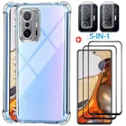 5 в 1, защитное стекло + чехол для mi 11 t pro xiaomi 11t pro чехол mi 11 lite 5g ne xiaomi 11t case mi11t pro чехол ми 11 лайт сяоми 11т силиконовый чехлы для телефона ми11т про ксиоми 11 т про чехол на xiaomi 11t pro