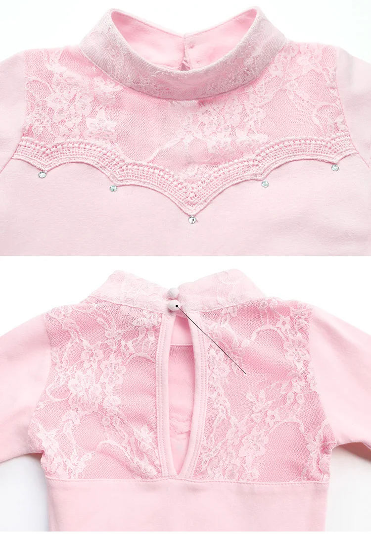 Балетное платье для девочек с высоким воротом балетное боди длинным рукавом