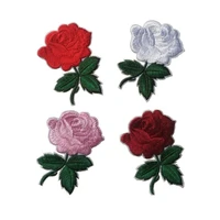 peony flowers diy clothes dress patches rose flower floral collar iron on patch cute applique badge embroidered fabric sticker