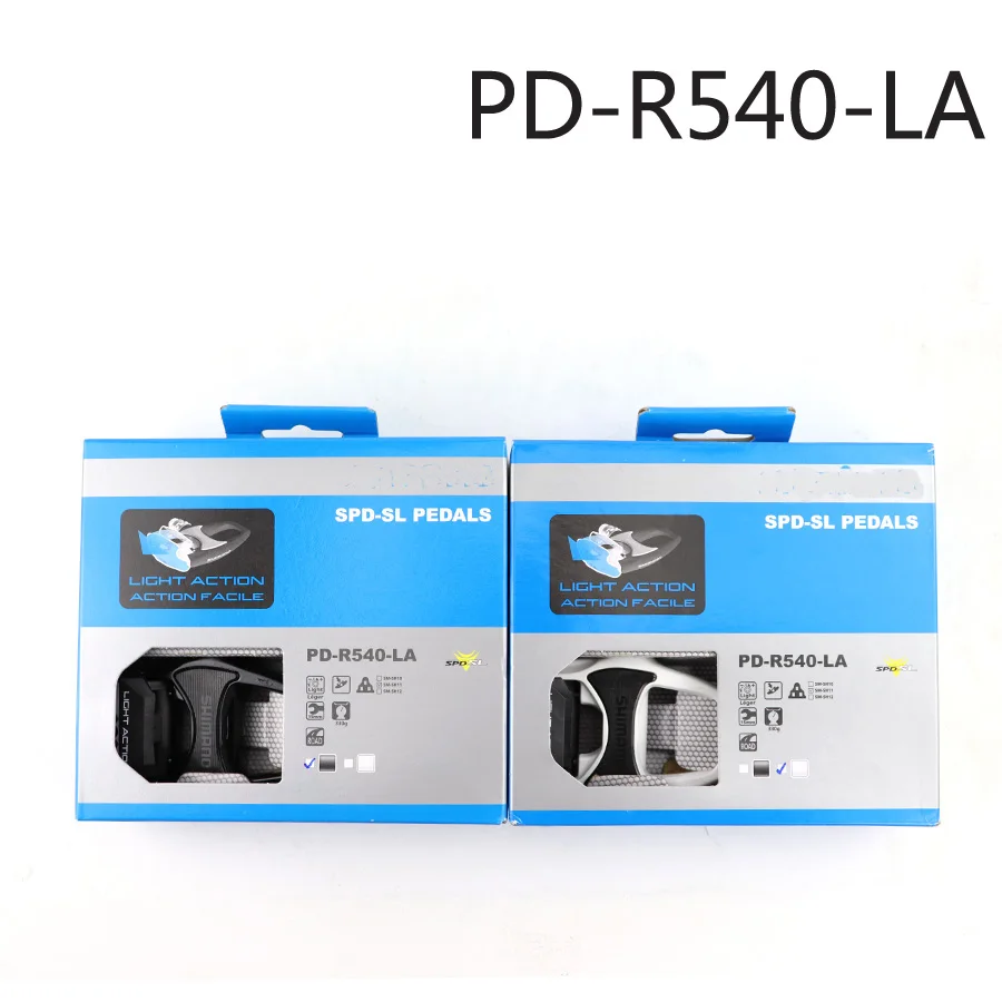 SHIMANO PD-R540 PD R540 LA SPD SL педаль оригинальная коробка включает в себя SM-SH11 самоблокирующиеся бутсы, Педальный светильник, педали для езды на велосипеде