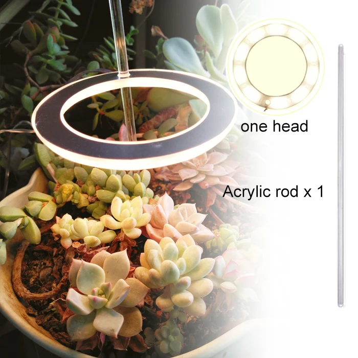 Angel Four Ring LED Grow Light Full Spectrum Phyto Lamp DC5V USB Phytolamp For Indoor Plant Seedlings Home Flower Succulet | Освещение