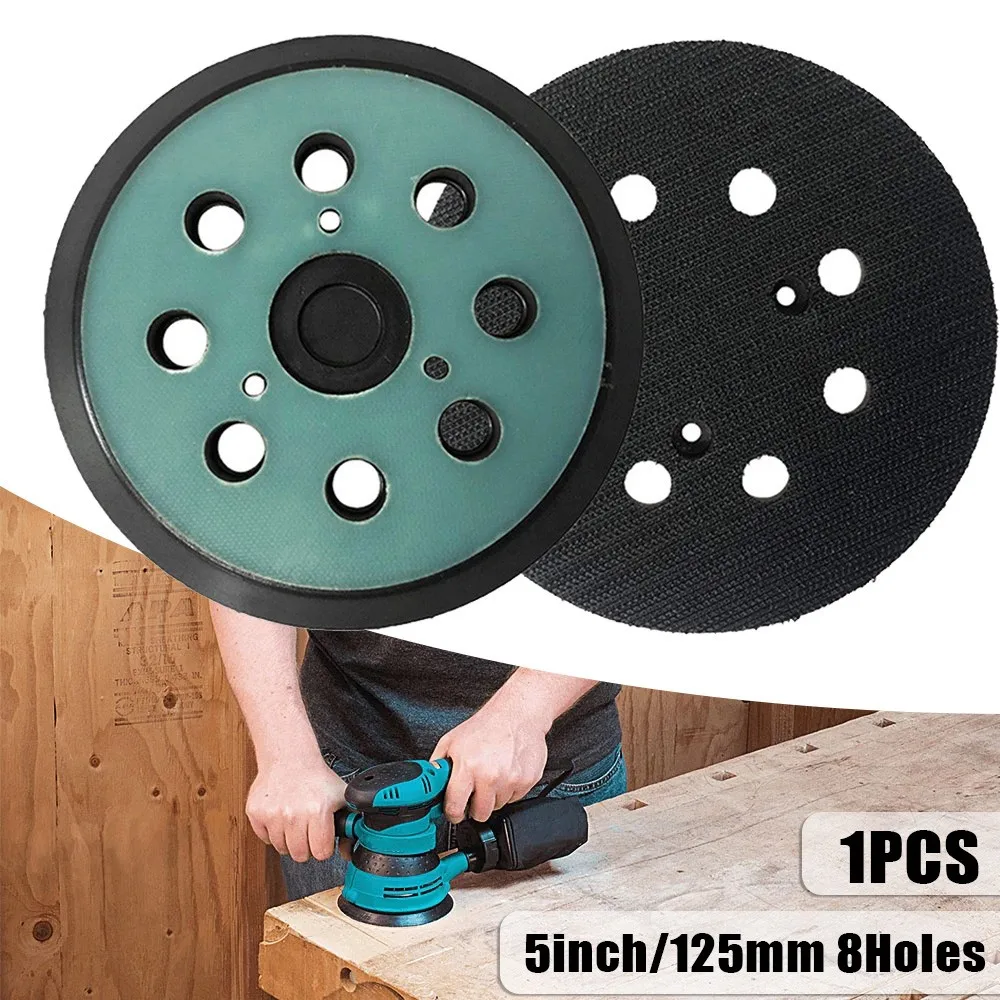 

High Quality 5in 8Hole Polishing Sanding Hook And Loop Sanding Pad For Electric Grinder Sanding Pad
