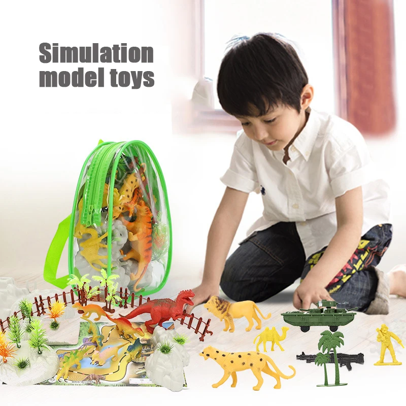 Модель пирата в стиле милитари Имитация Динозавра детская развивающая модель