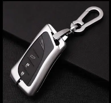 

Car Galvanzed Alloy Keychain Cover Shell Holder Case For Lexus 2018 UX260 200 ES300h ES350 ES200 ES260 LS350 LS500h Car-Styling