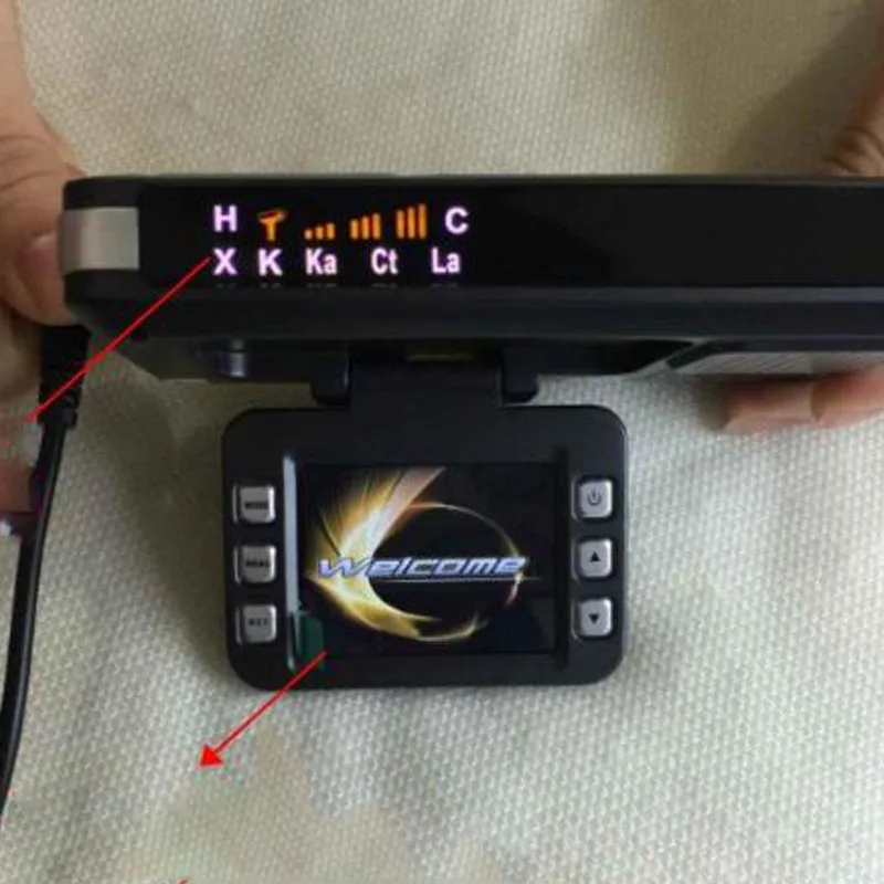 Автомобильный видеорегистратор 3 в 1 радар детектор скорости G датчик