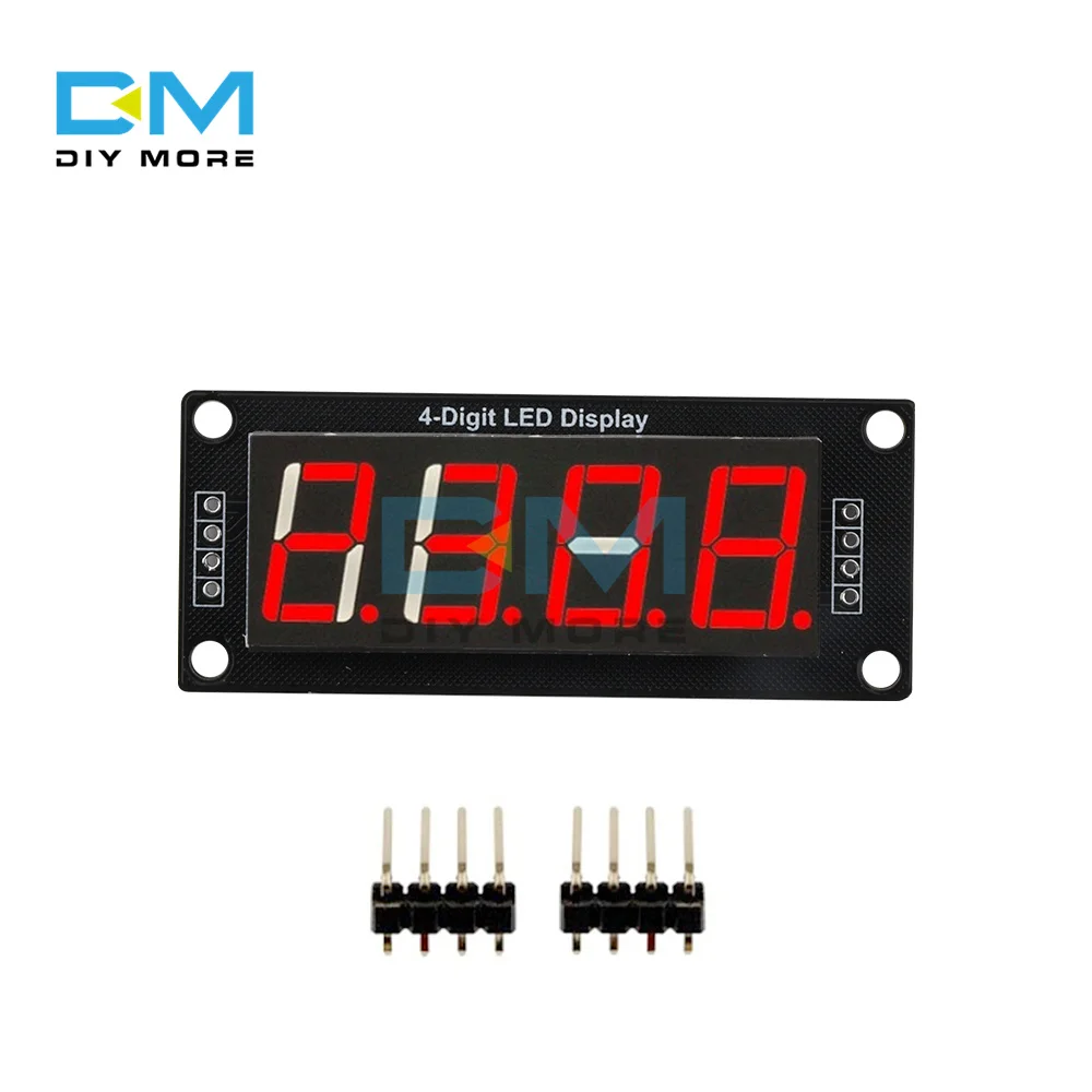 4-разрядный 7 сегментов цифровые часы-трубка модуль TM1637 0 56 inch двойной точки