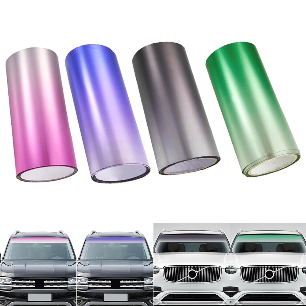 

Car Window Sun Visor Strip Tint Film Front Windshield Protect Shade Sticker DIY Exterior Accessories Automobiles Parts Dropship