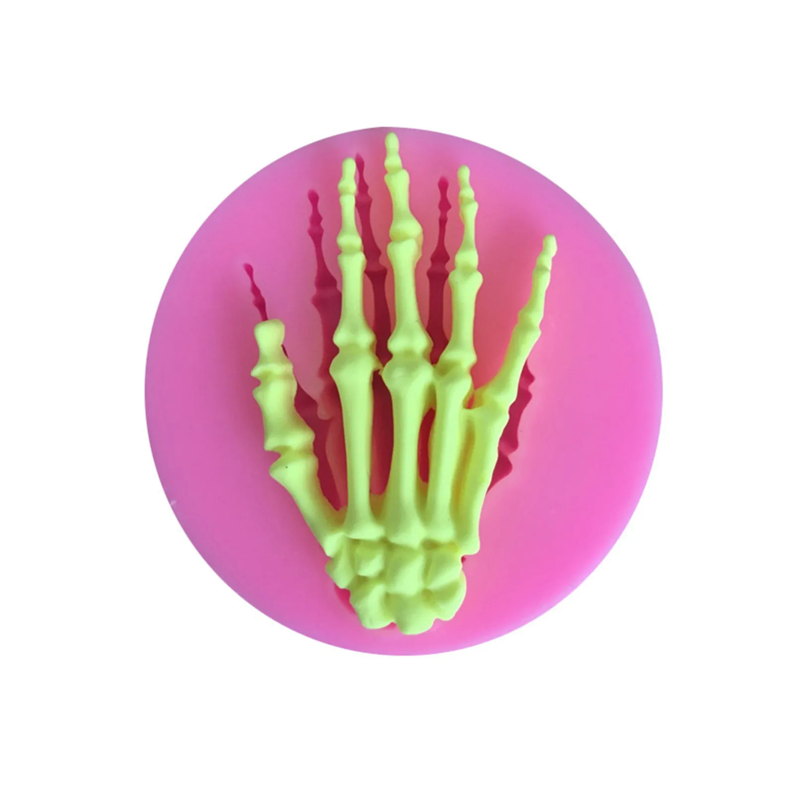 

Skeleton Hand Silicone Molds Resin Baking Accessories Scary Model For Cake Baking 3D DIY Sugar Craft Casting Decorating Current