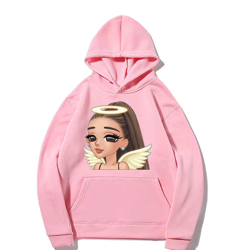 

Hoodies Fashion Sweatshirt Casual Ariana Grande Print Korean Style Thicken Sweatshirt Winter hoodies Tops